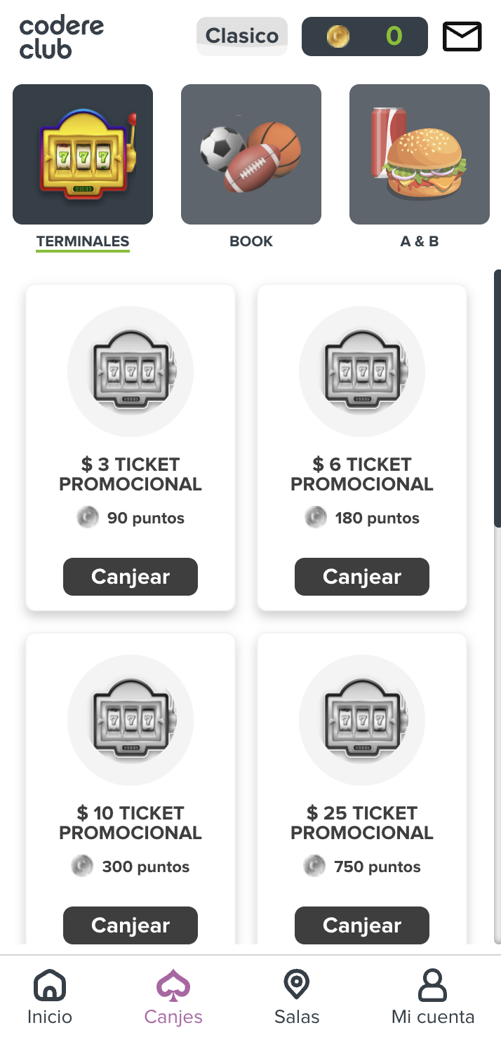 Club codere españa home page