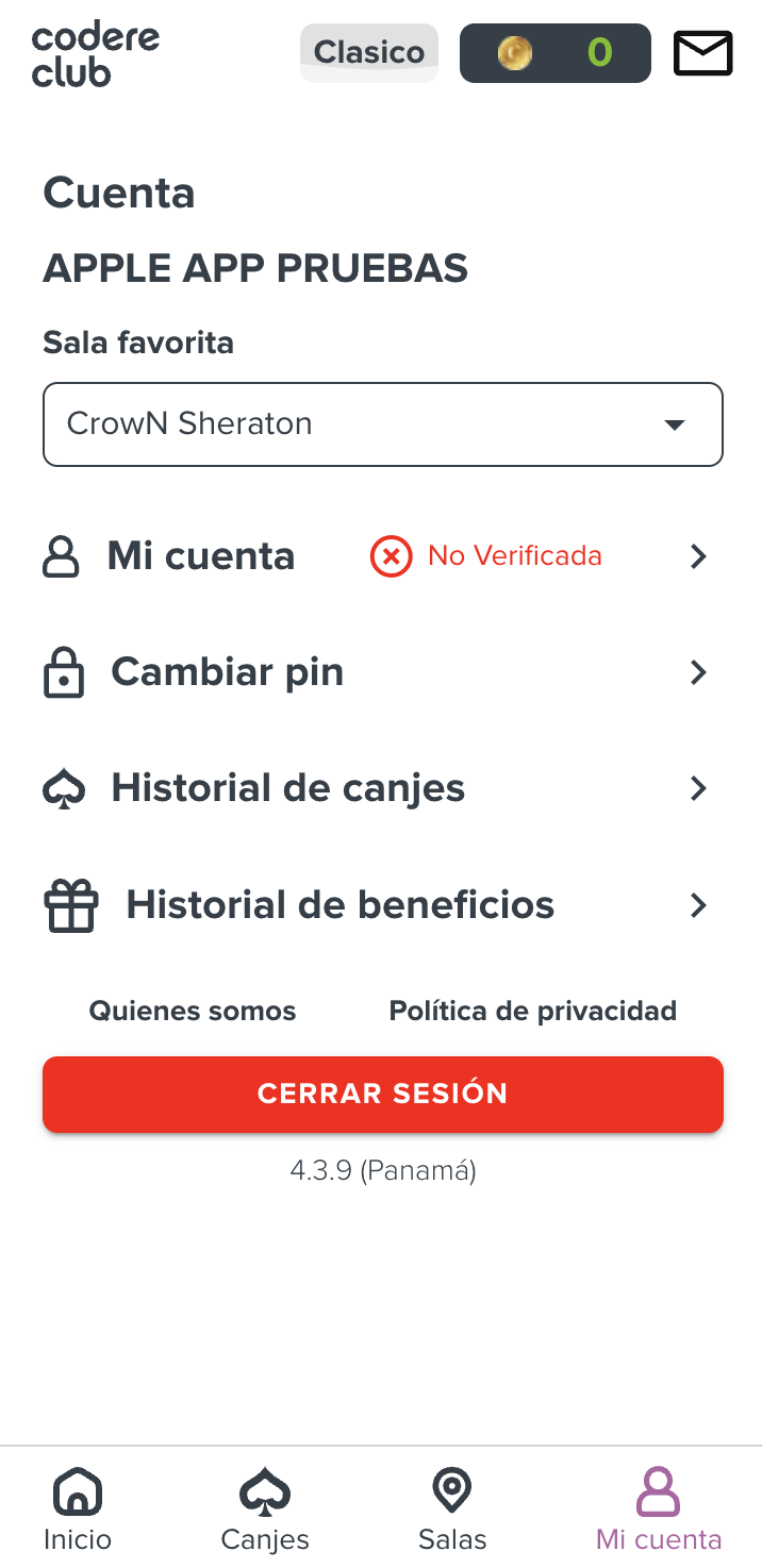 Club codere españa catalog page