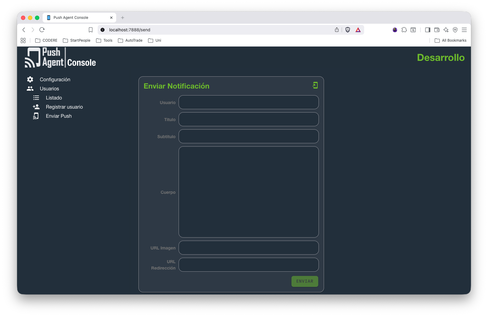 Club codere españa register page