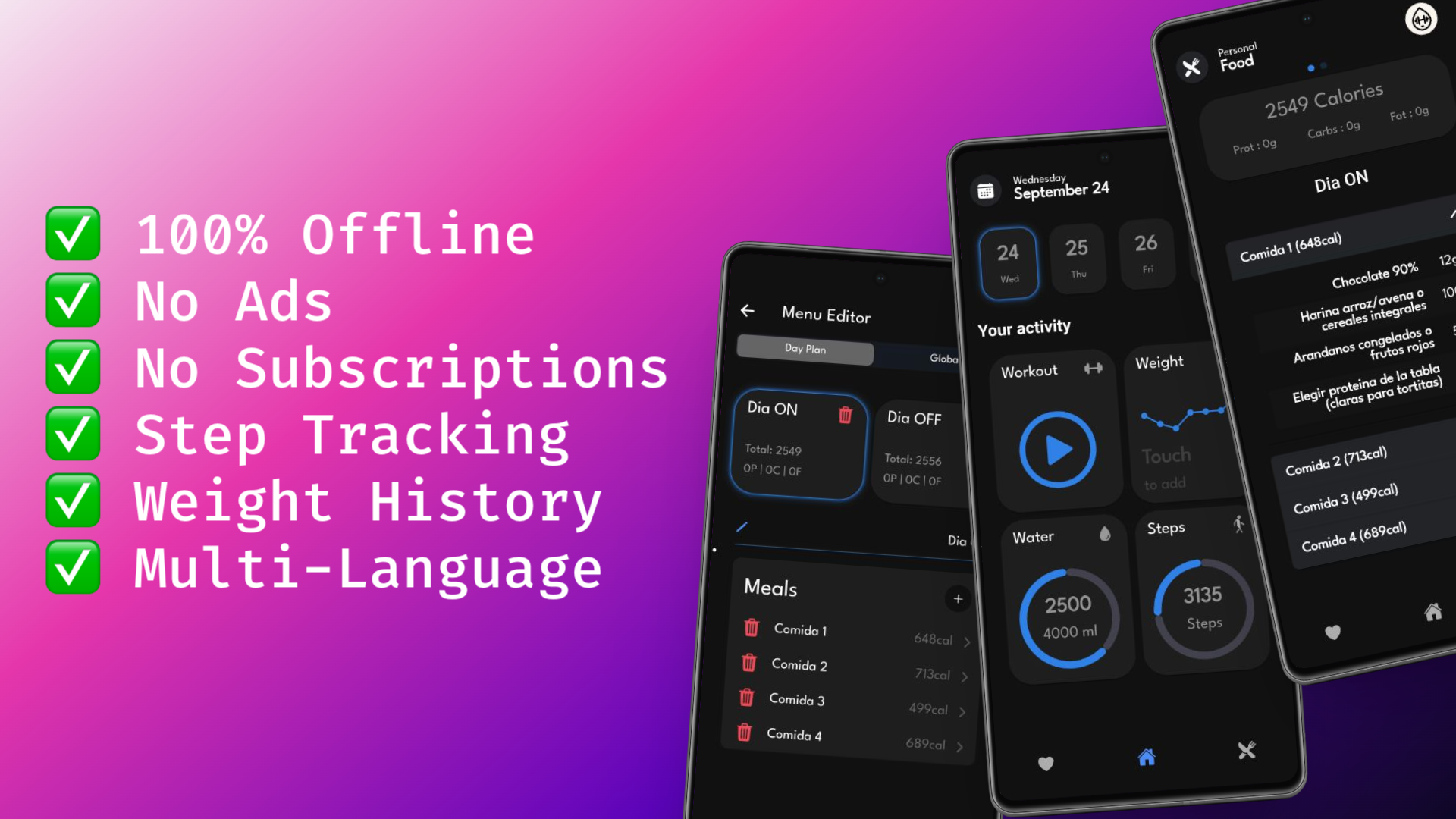 fitness hub dark theme banner