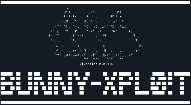 bunny script ascii art